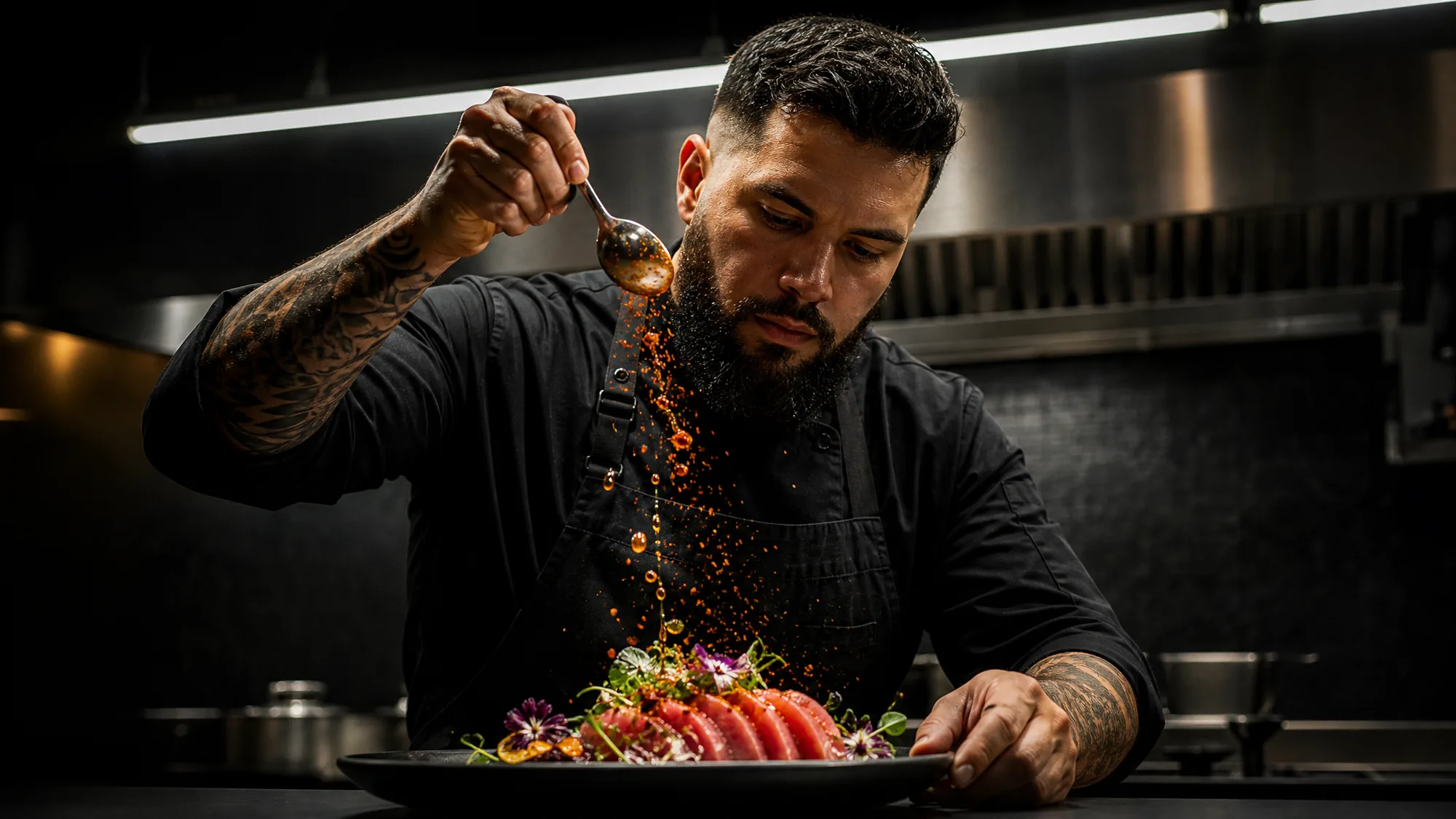 A|G Sports & Entertainment — Chef spice plating