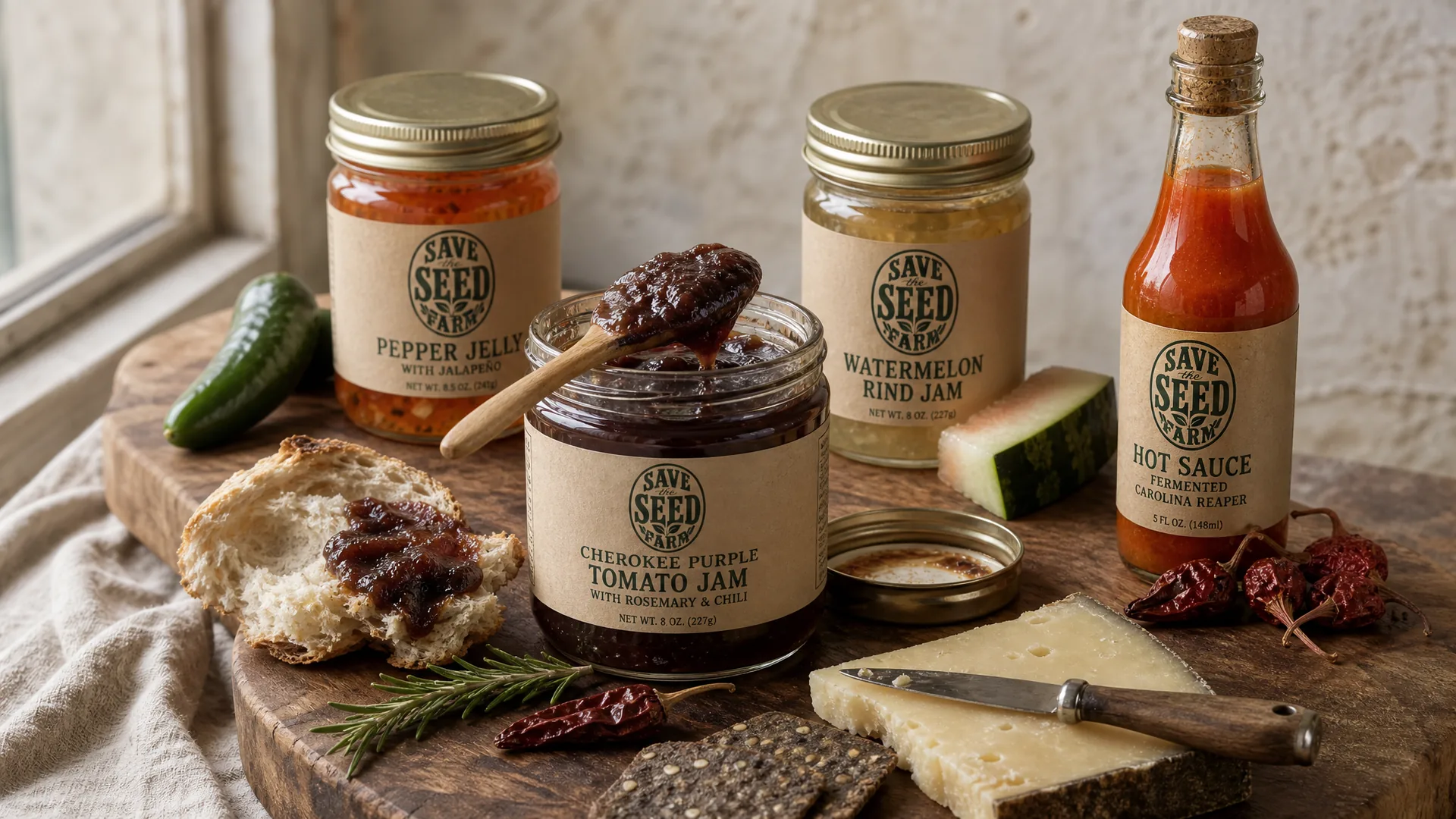 Save The Seed Farm — Product Spread